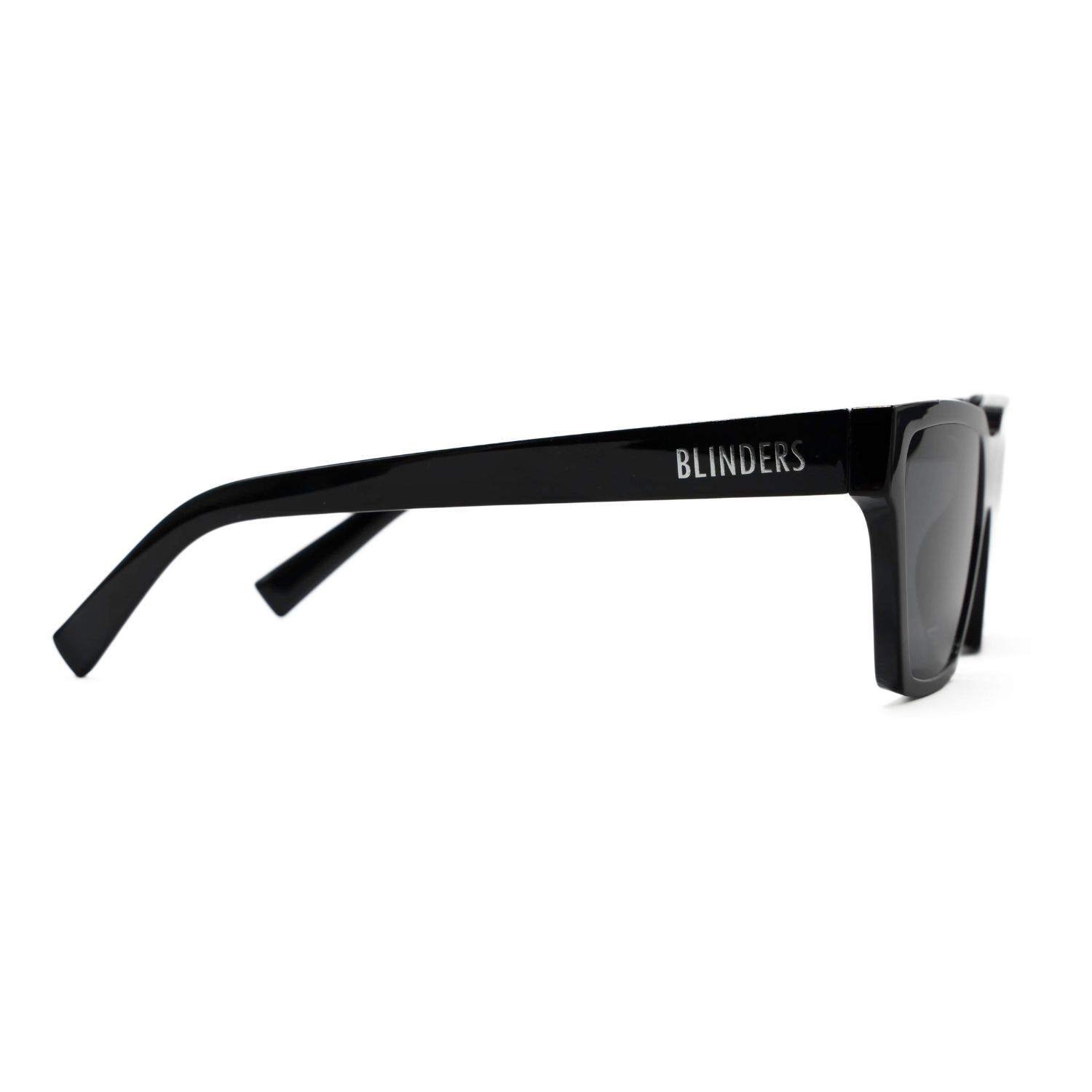 Lentes de sol Blinders Black Travis con marco negro y lentes negros, estilo unisex UV400
