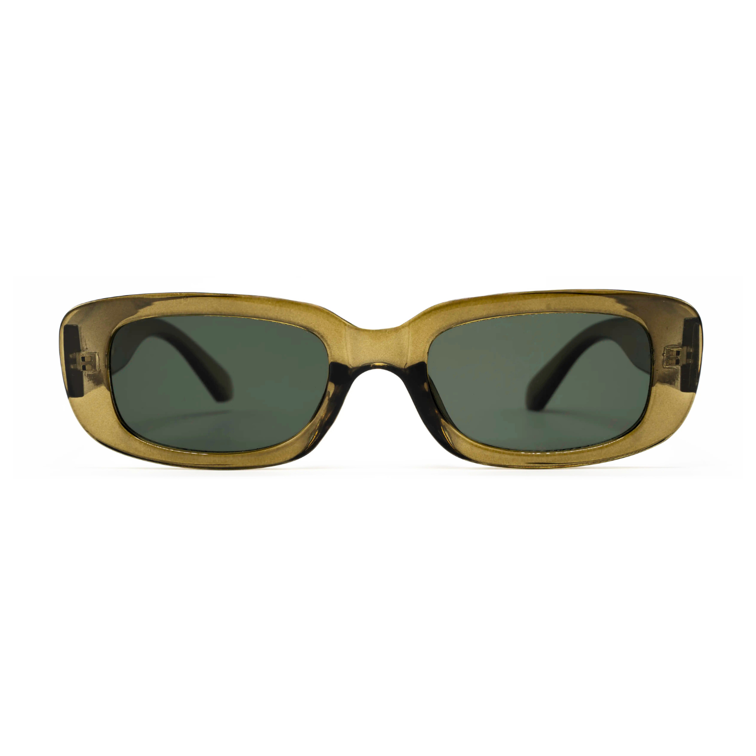 Lentes de sol Blinders Dark Green Dope con marco redondo verde botella y lentes negros, estilo unisex UV400 - Blinders Online Store