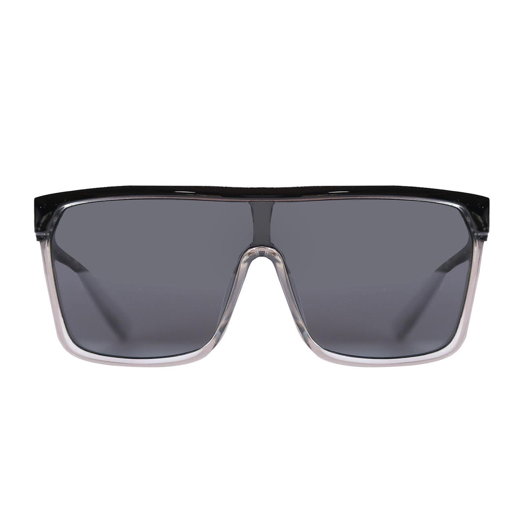 Lentes de sol rectangulares largos negros Dark Wave - Blinders Online Store