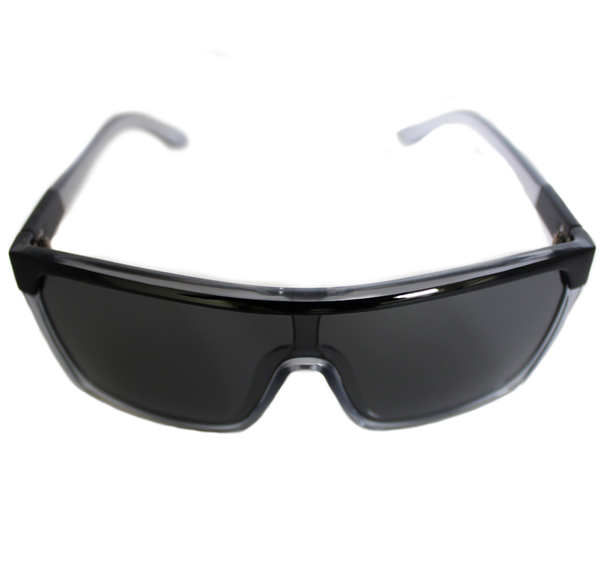 Lentes de sol rectangulares largos negros Dark Wave - Blinders Online Store