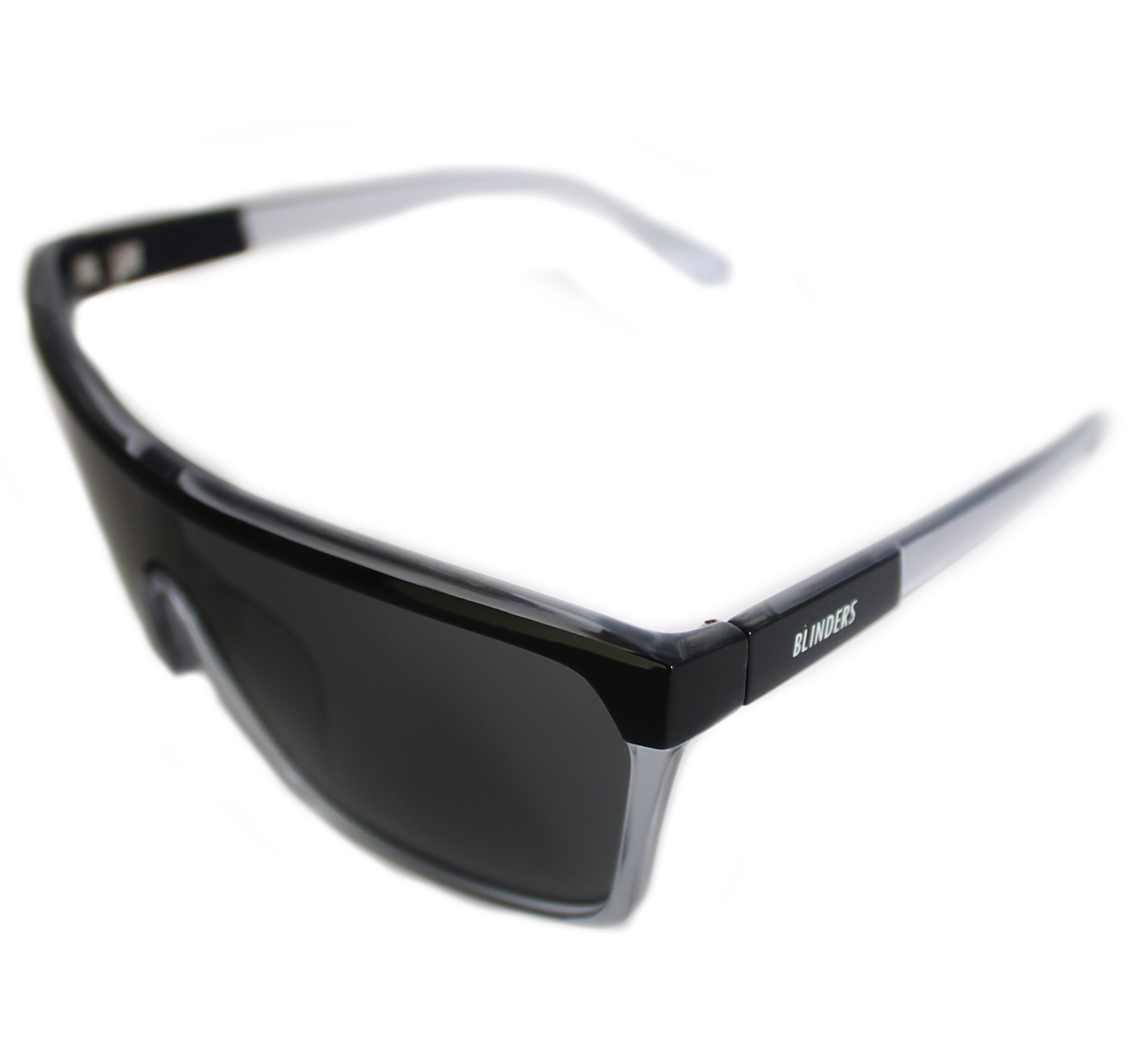 Lentes de sol rectangulares largos negros Dark Wave - Blinders Online Store