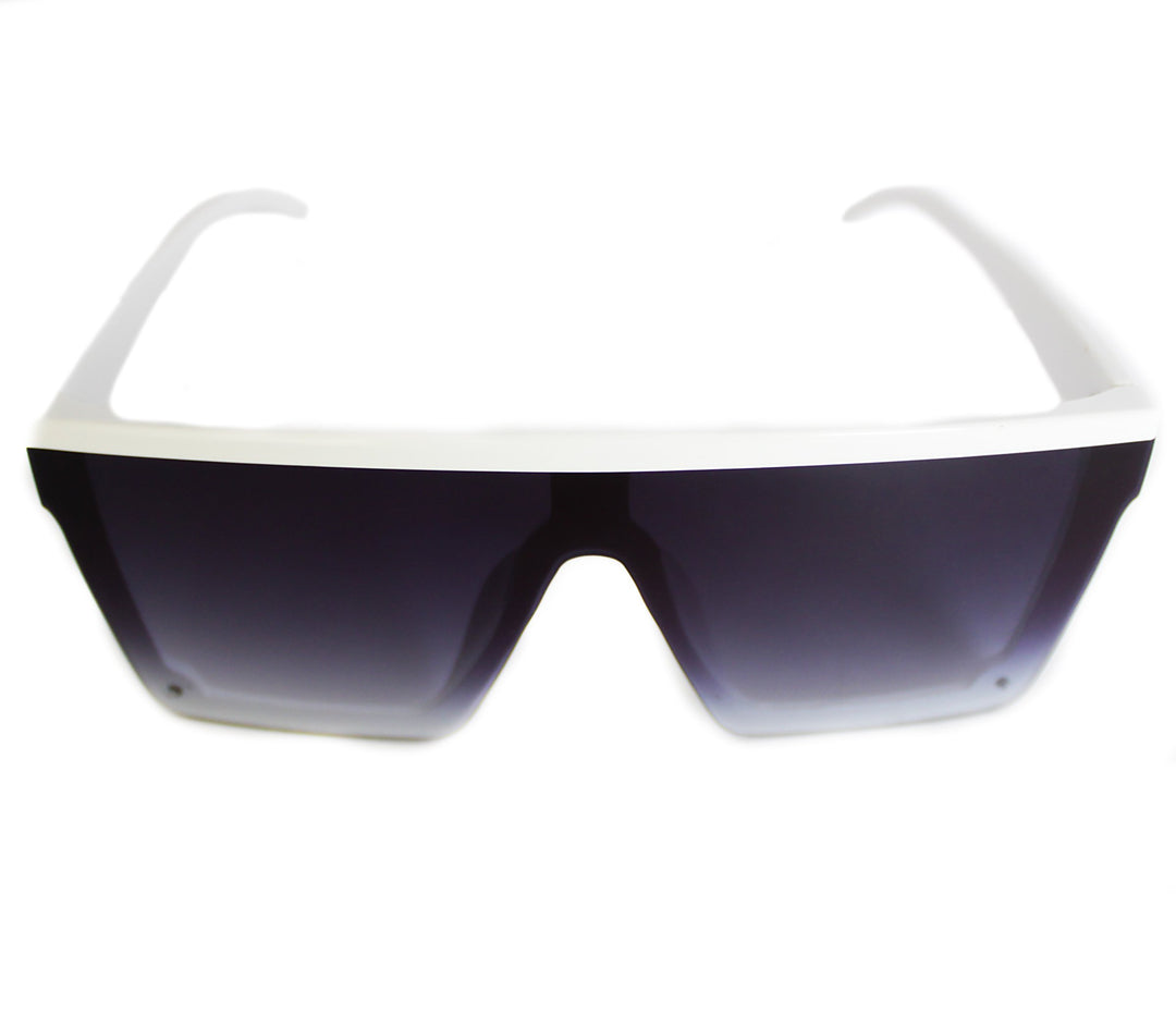 Lentes de sol cuadrados blancos grandes White Nuke - Blinders Online Store