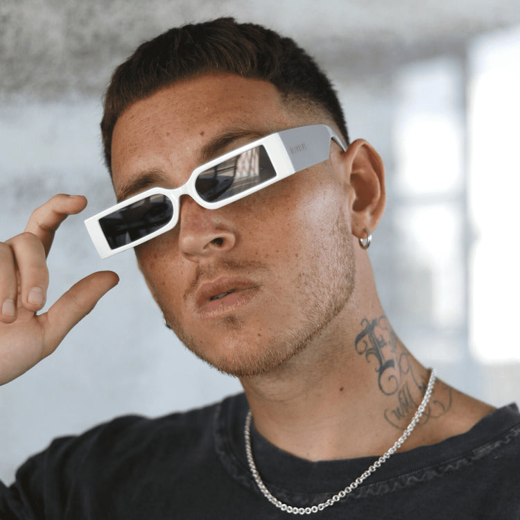 Lentes de sol blancos White Met - Blinders Online Store