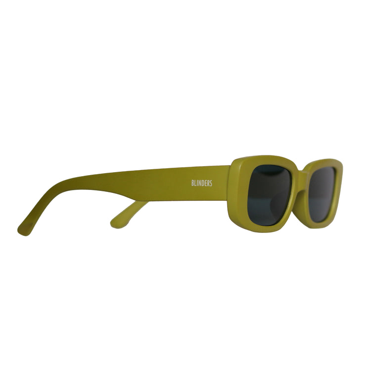 Lentes de sol Blinders Herb Dope con marco redondo verde y lentes negros, estilo unisex UV400 - Blinders Online Store
