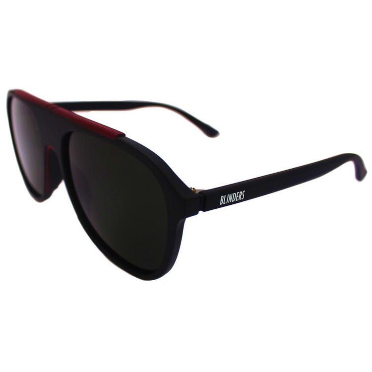 Lentes de sol ovalados unisex negros grandes Volcano Diamond - Blinders Online Store